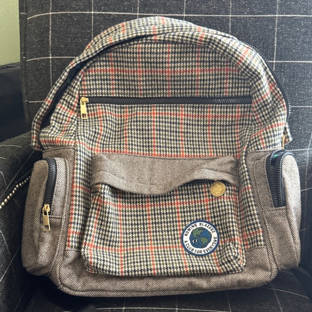 Rowing Blazers Plaid Backpack